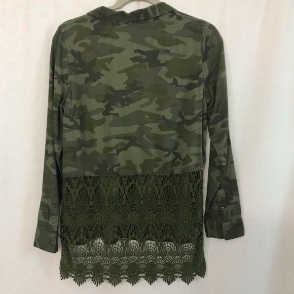 Art Class Shirt Girls Juniors X-Large Camouflage Top/Shacket Grunge Hunting - Picture 2 of 9